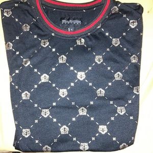 Black with gold tigers Drill clothing company size L